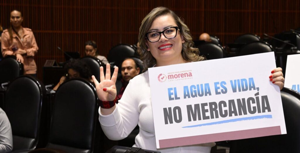 El agua deja de ser mercancía y botín político: JULIETA VENCES