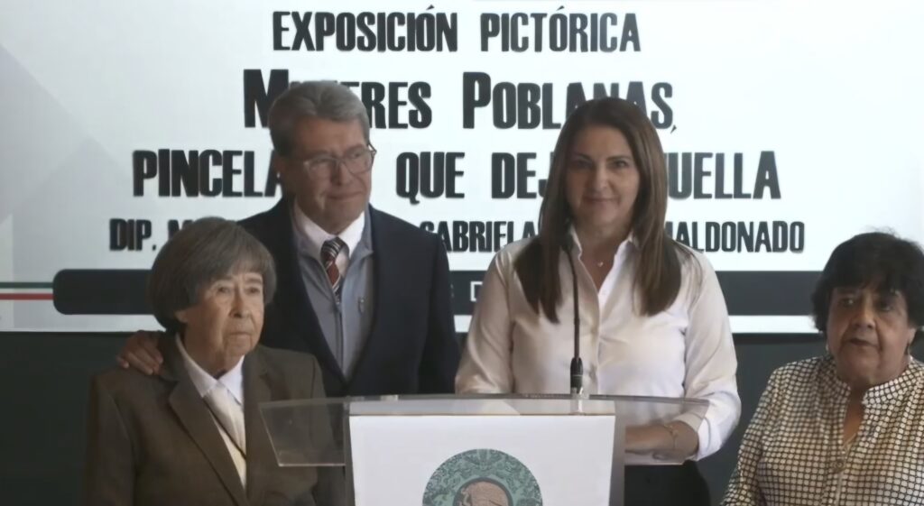 Maiella Gómez Realiza en San Lázaro la exposición pictórica “Mujeres poblanas Pinceladas que dejan huella”